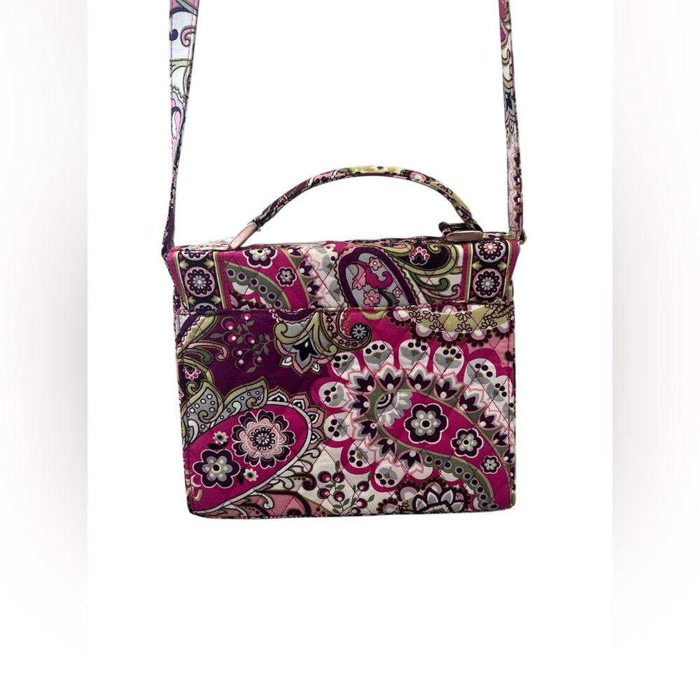 Vera Bradley Very Berry Paisley Julia Shoulder Bag - Picture 7 of 8